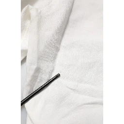 White DG Crown Embellish Dress Formal Shirt