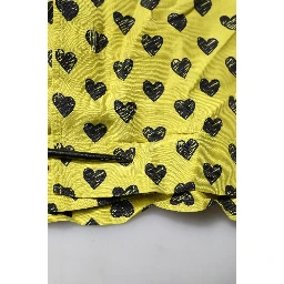 Yellow Heart Short Sleeves Men Casual Shirt