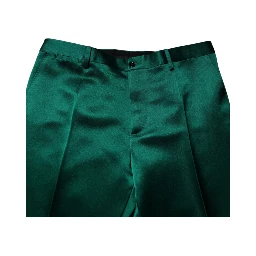 Green Silk 3 Piece Single Breasted Suit