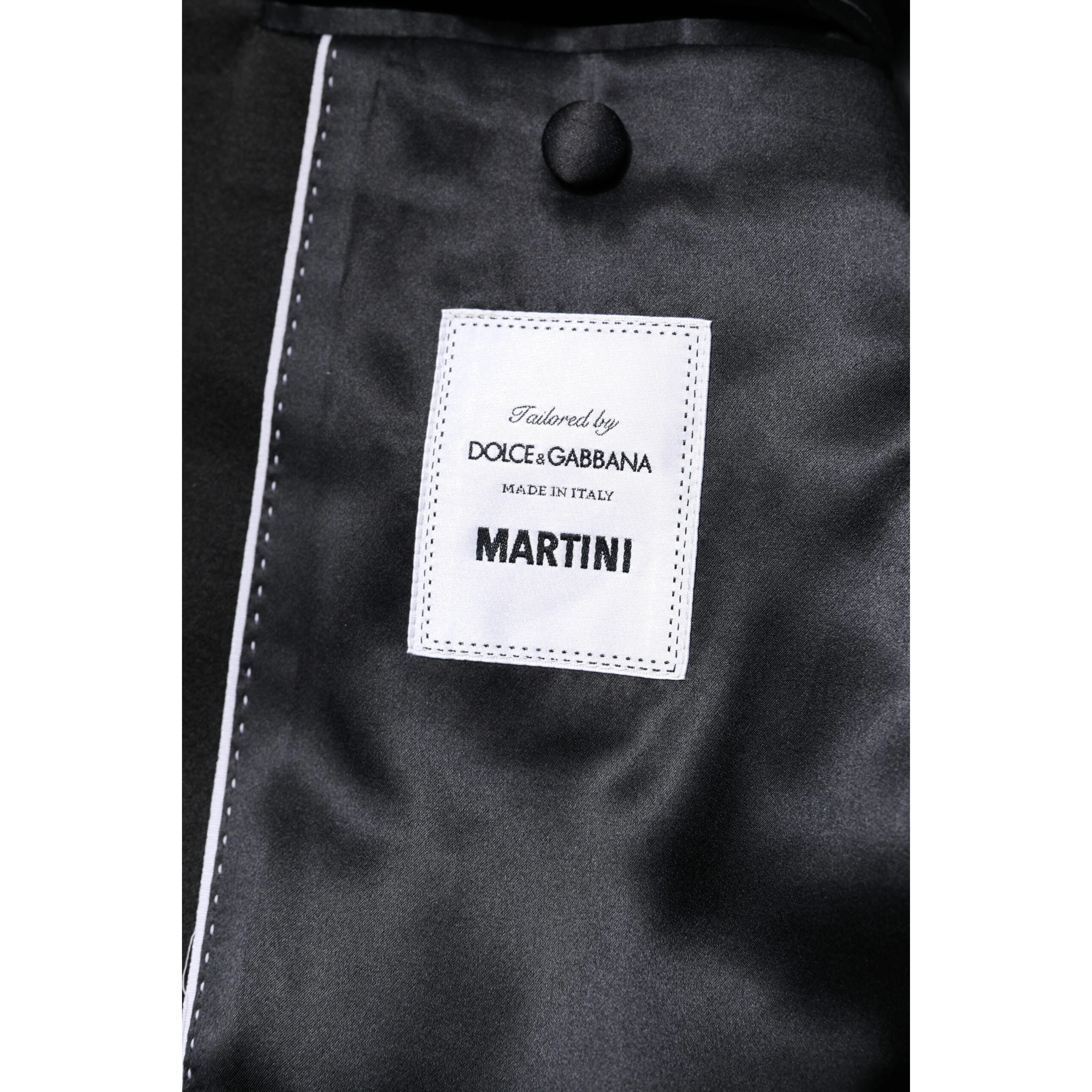 Dark Blue MARTINI Wool Suit 2 Piece Jacket