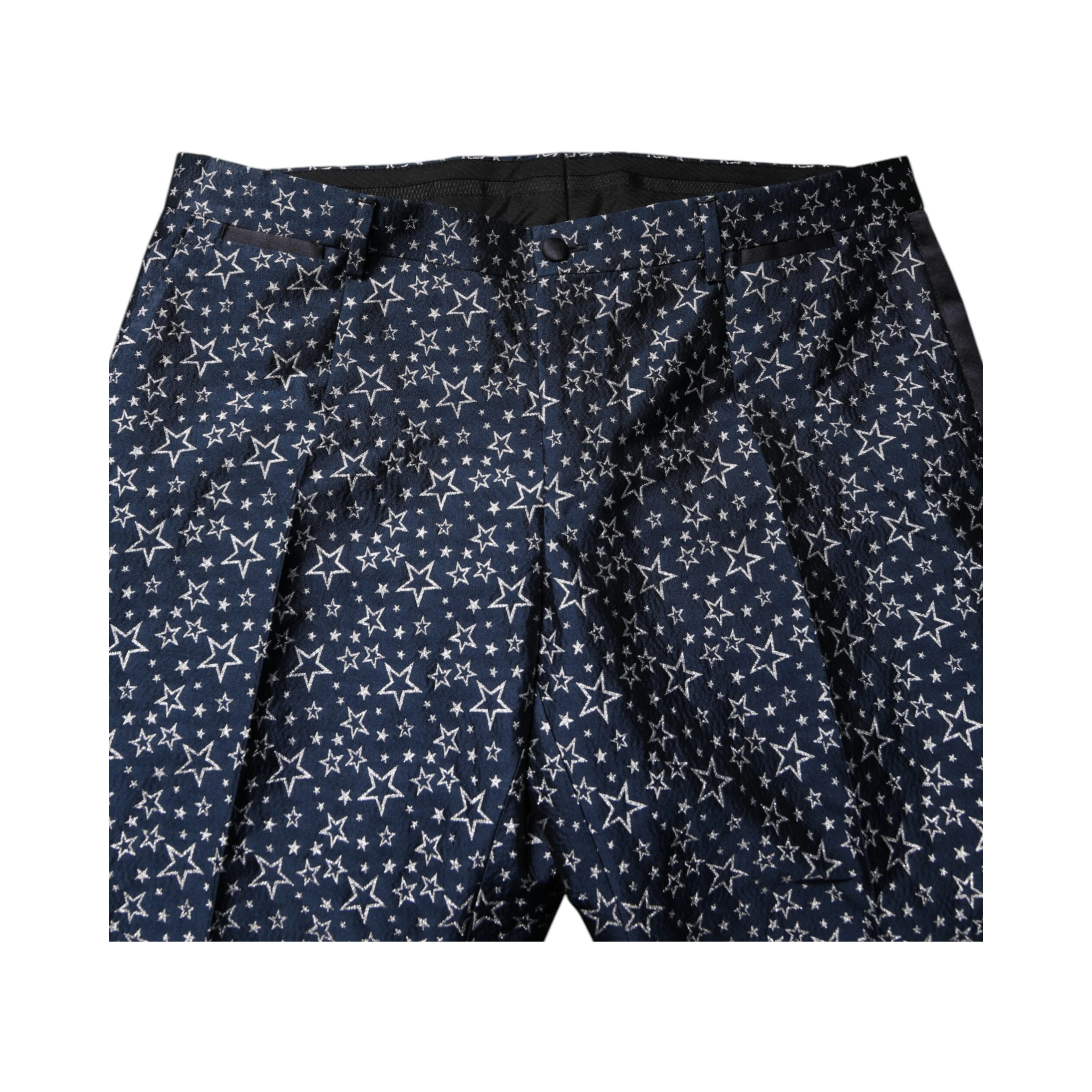 Blue MARTINI Star Jacquard 3 Piece Suit