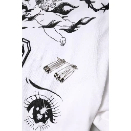 White Cotton DG BLESSED Printed T-shirt