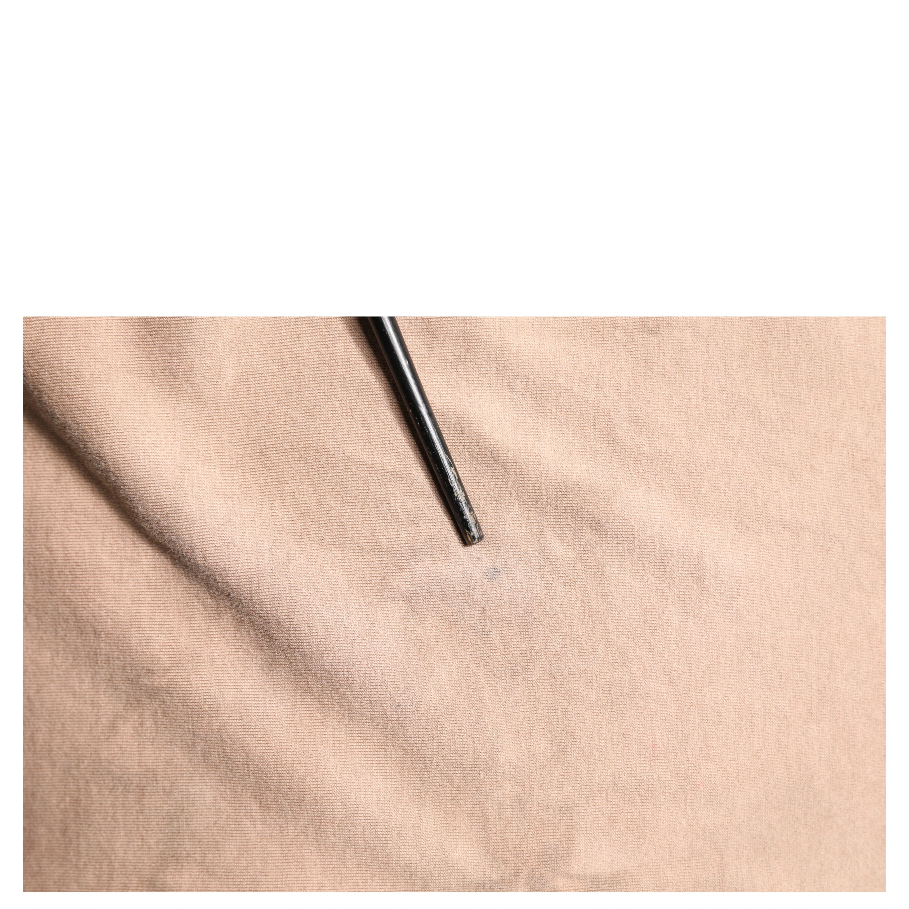 Beige Tie Dye Logo Print Cropped T-shirt