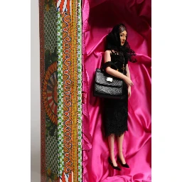 Black Dress Ceramic Porcelain Fashion Leather Sicily Dolls
