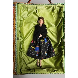 Black Dress Ceramic Porcelain Fashion Leather Sicily Dolls