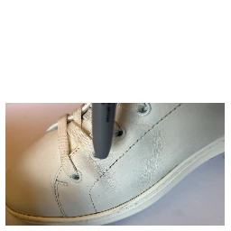 White Leather Heart Embellished Sneakers Shoes