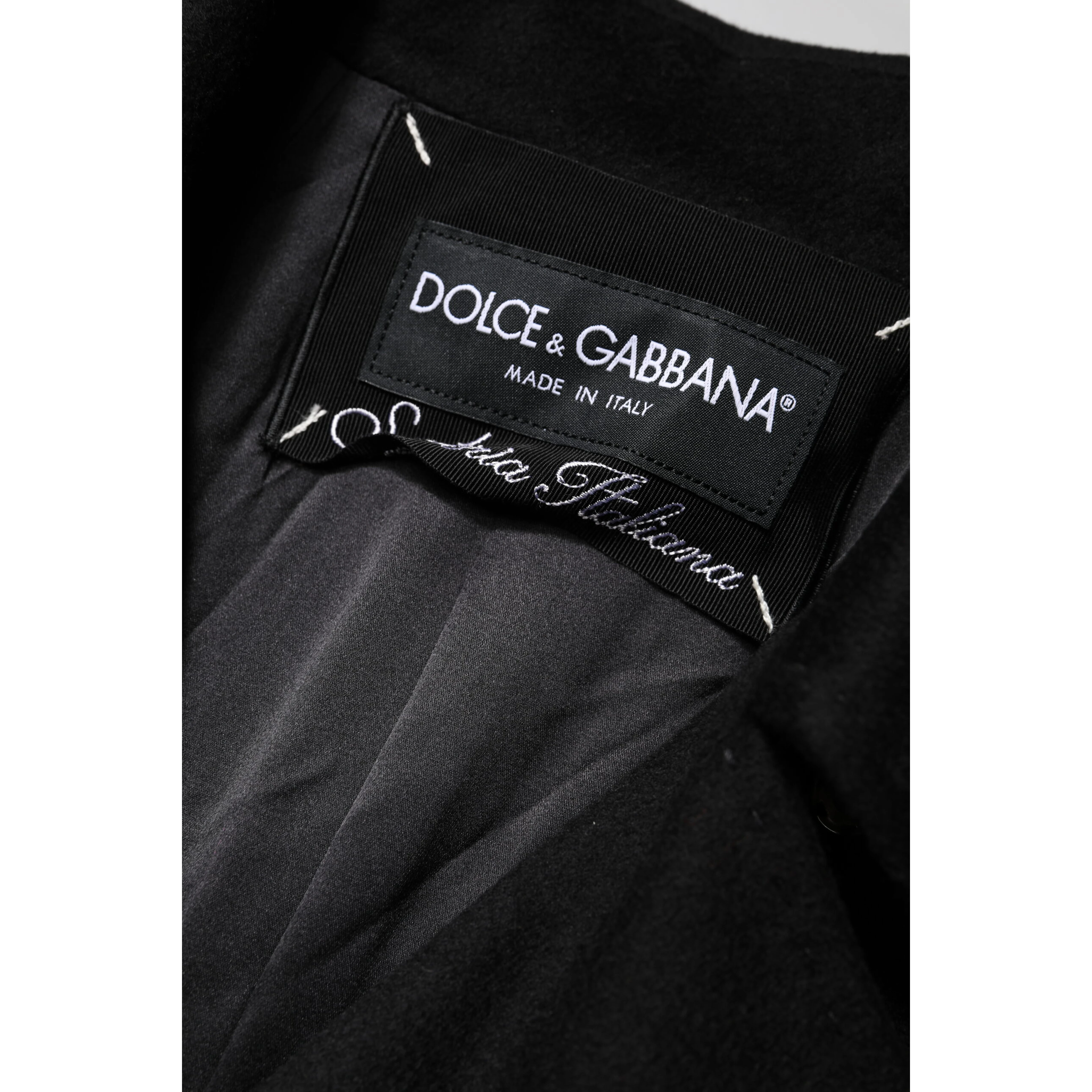 Black Wool Sartoria Italiano Blazer Jacket