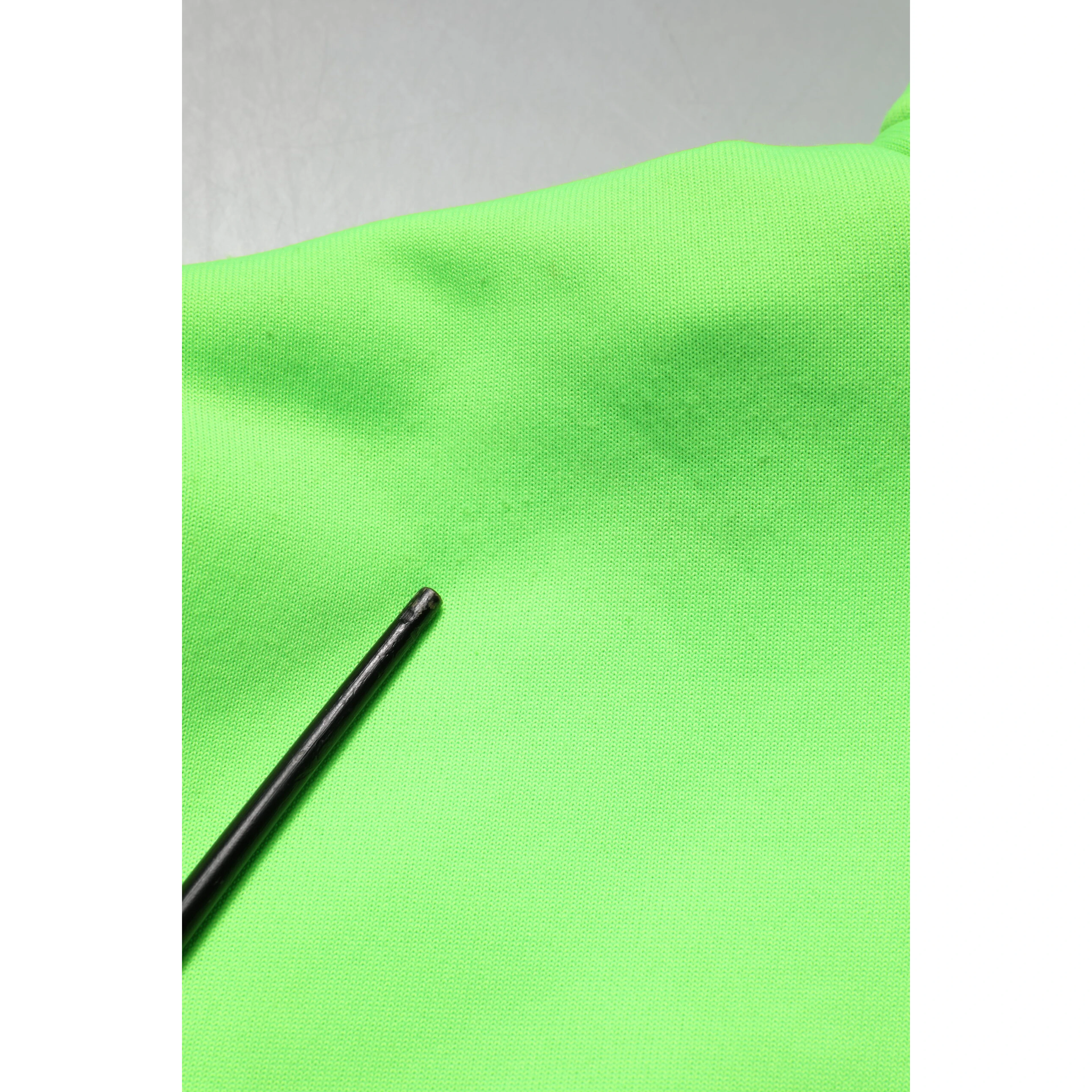 Green Polyester Hooded Sportswear Vest Sweater