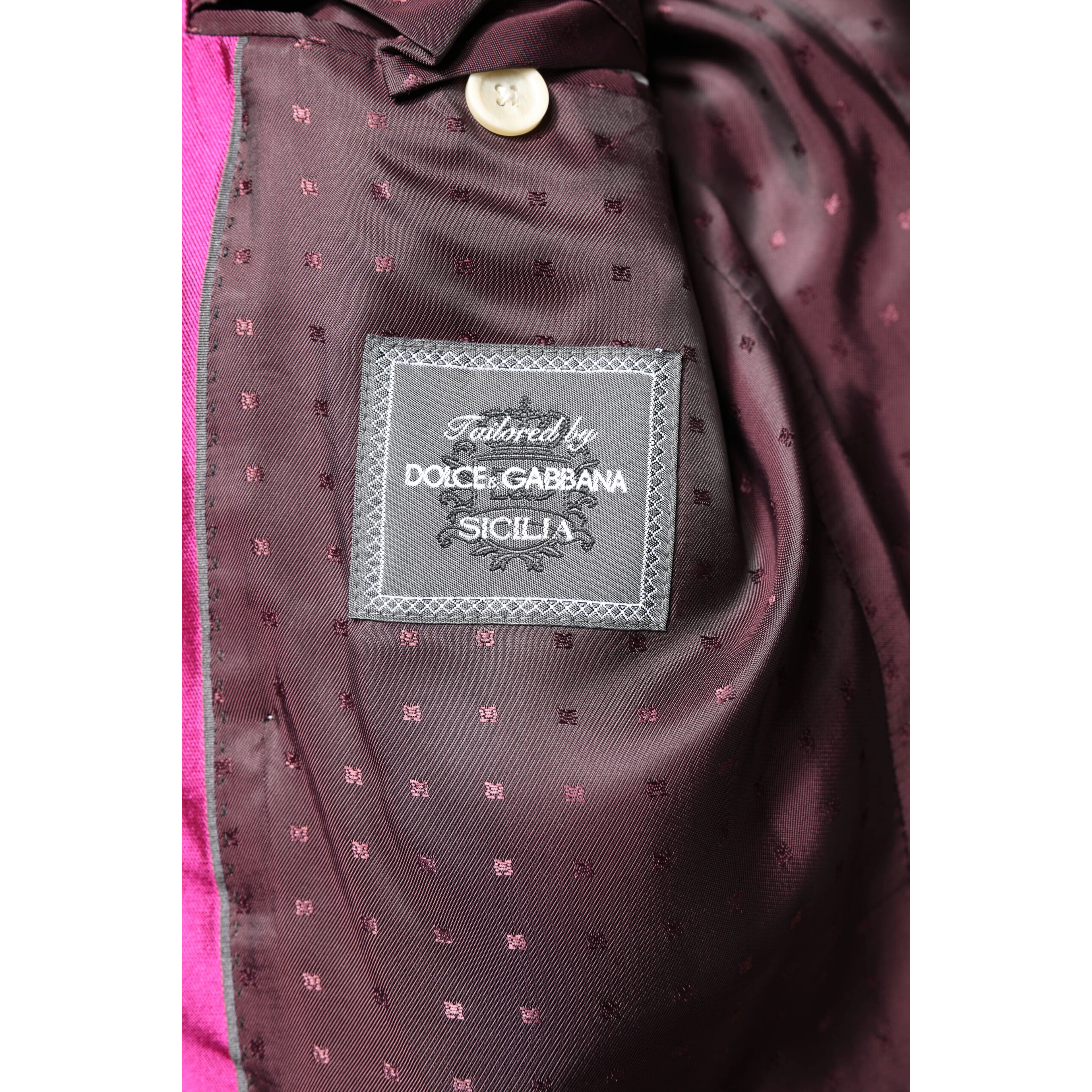 Pink SICILIA Double Breasted 3 Piece Suit