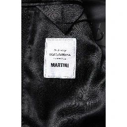 Black Gray MARTINI Jacquard Men 3 Piece Suit