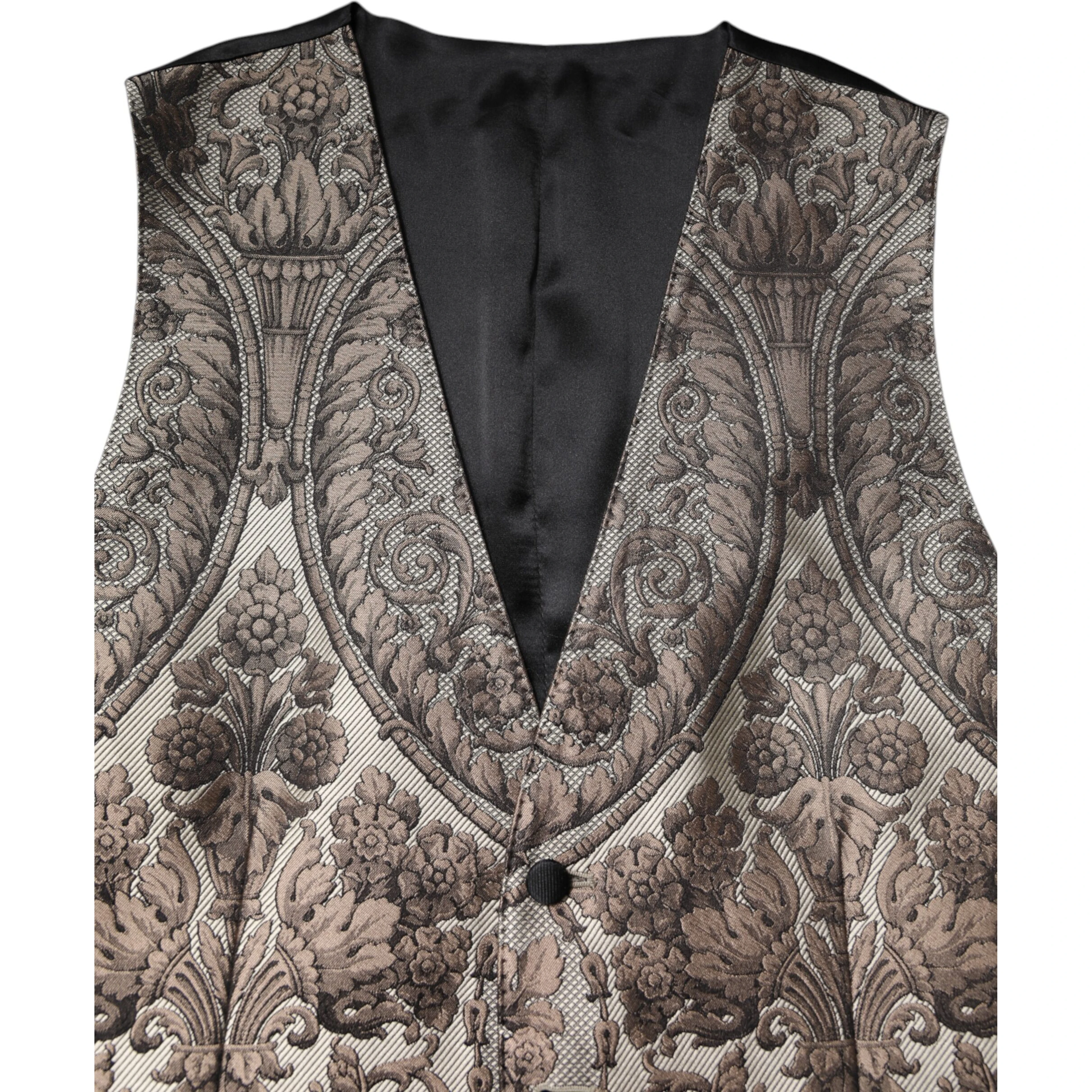 Multicolor Jacquard Single Breasted 3 Piece Suit
