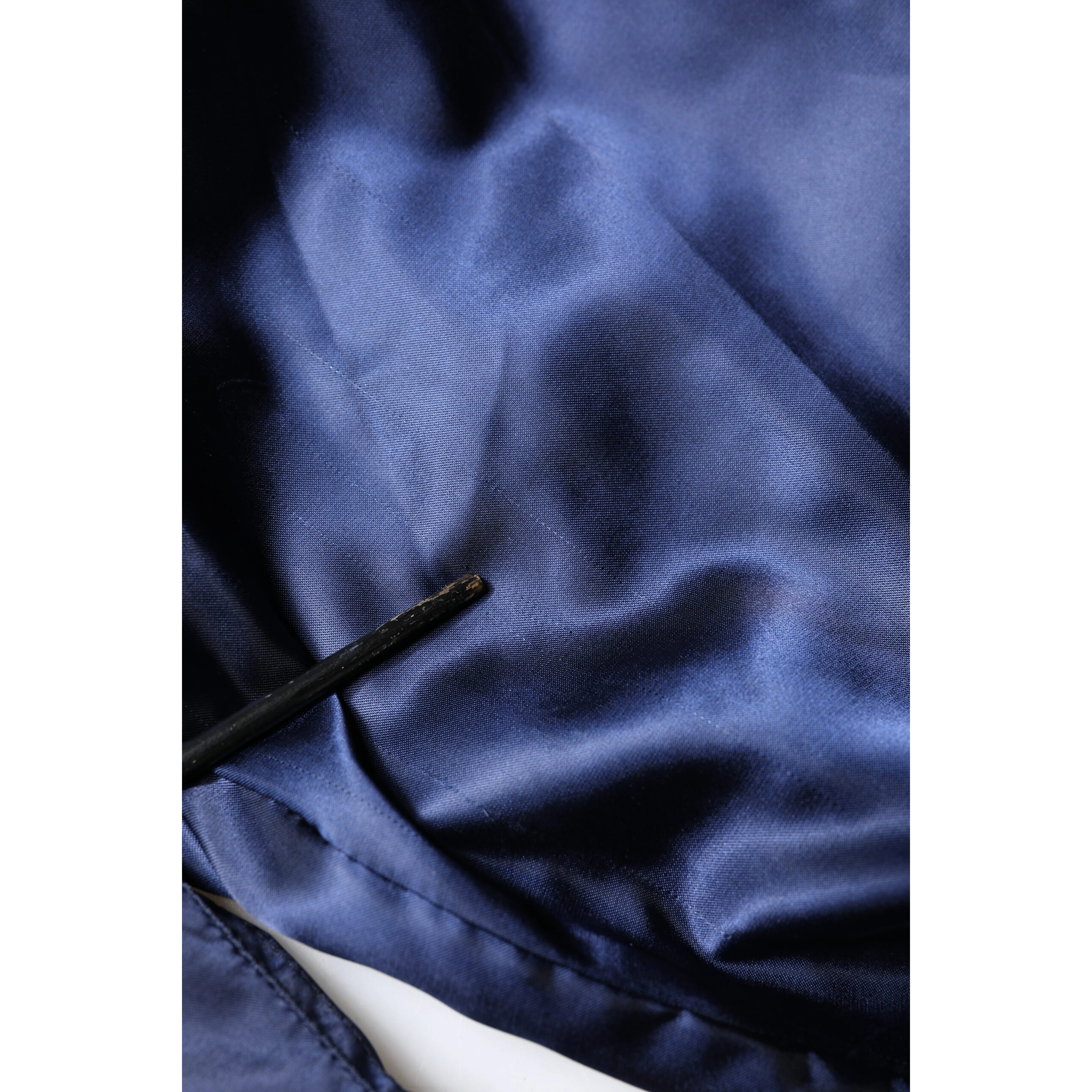 Blue Nylon DG Crown Full Zip Bomber Jacket
