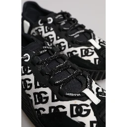 Black Logo Lace Up Low Top NS1 Sneakers Shoes
