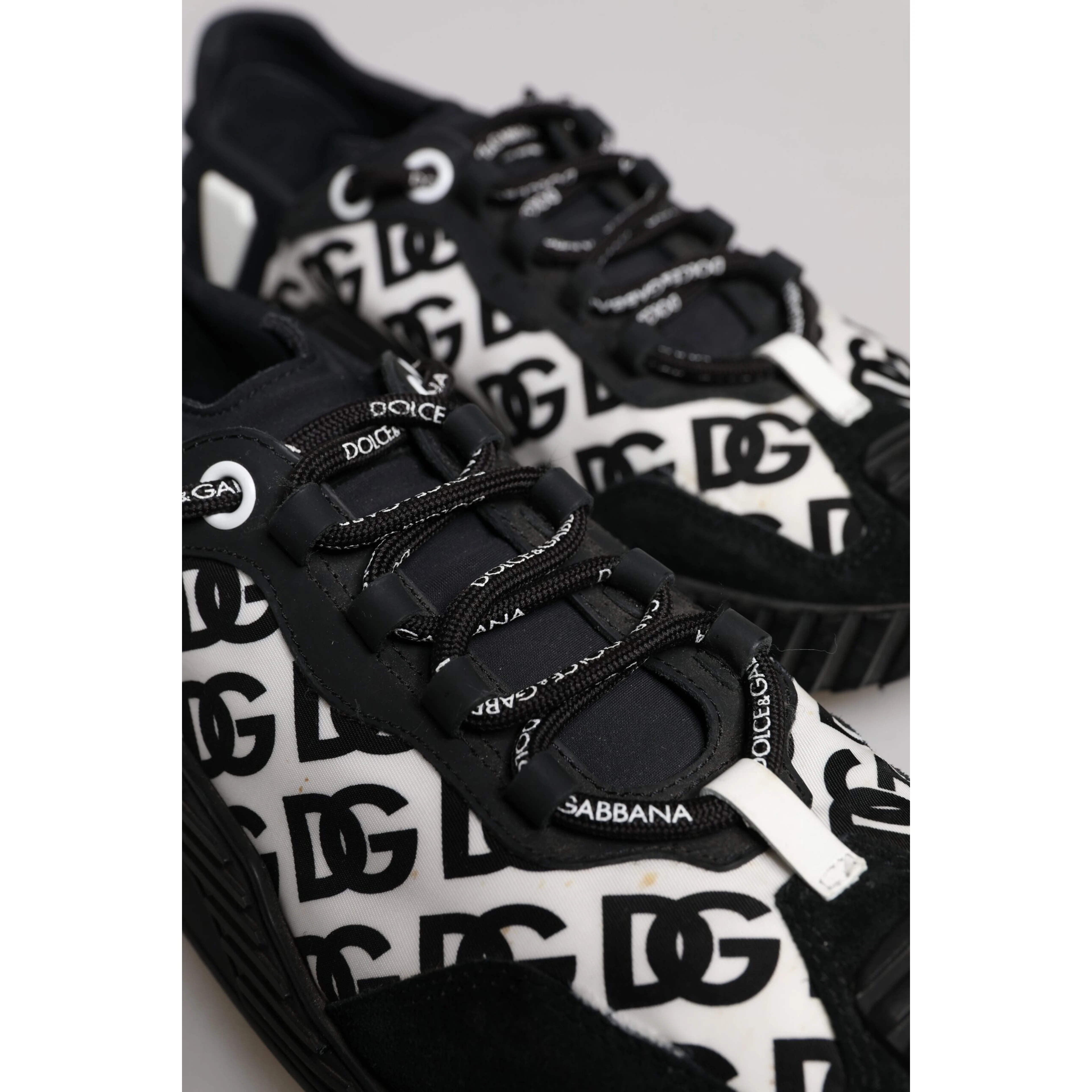 Black Logo Lace Up Low Top NS1 Sneakers Shoes