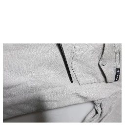Metallic Gray Cotton Button Down Shirt