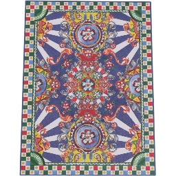 Multicolor Carretto Siciliano Envelope Post Card Holder