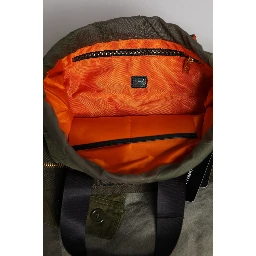 Military Green Patchwork Rucksack Backpack Bag
