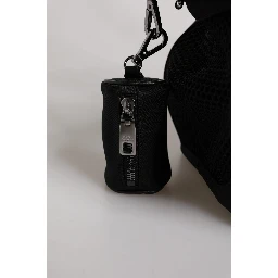 Black Shoulder Strap Pet Carry Logo Plaque Bag