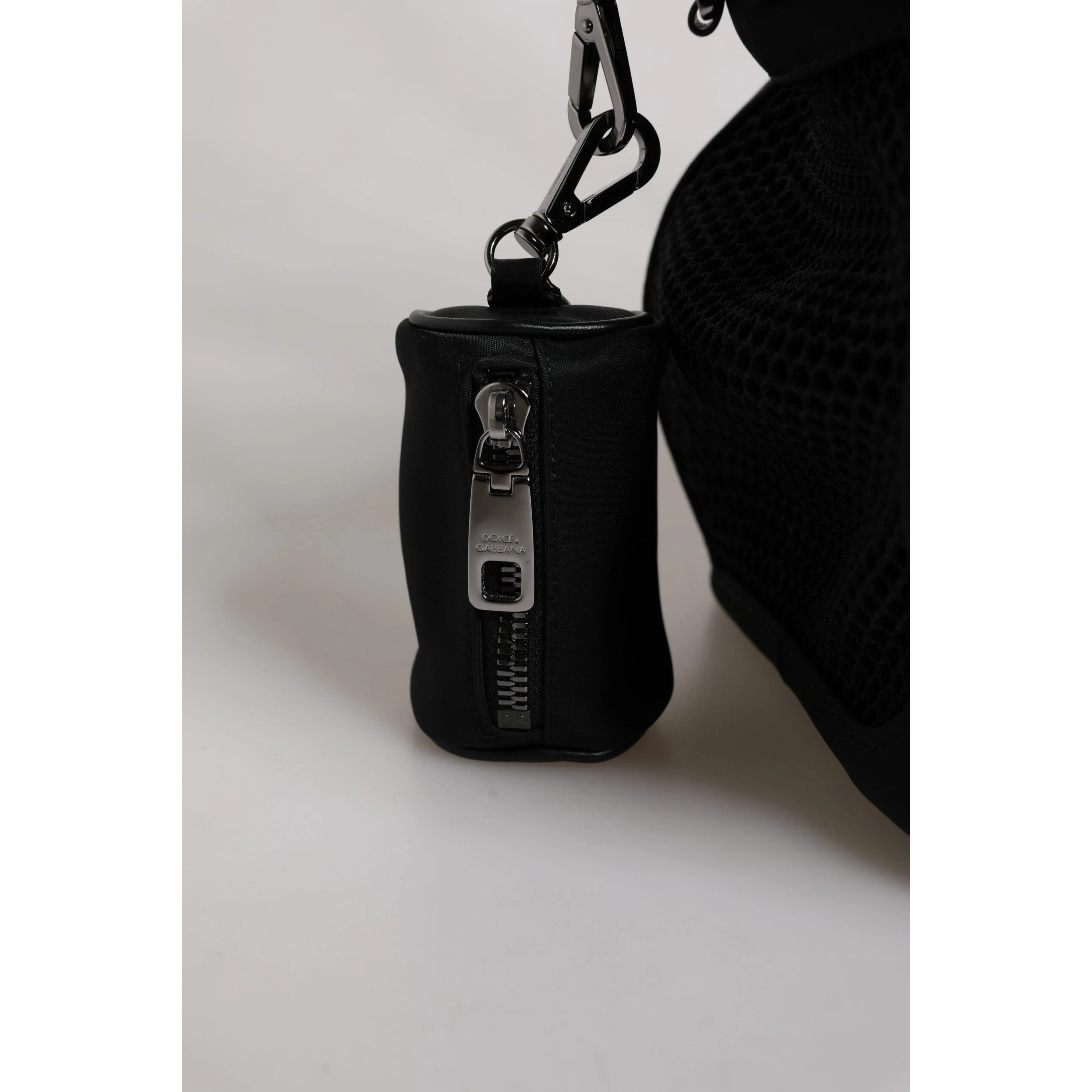Black Shoulder Strap Pet Carry Logo Plaque Bag