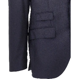 Super 110's wool single-breasted jacket