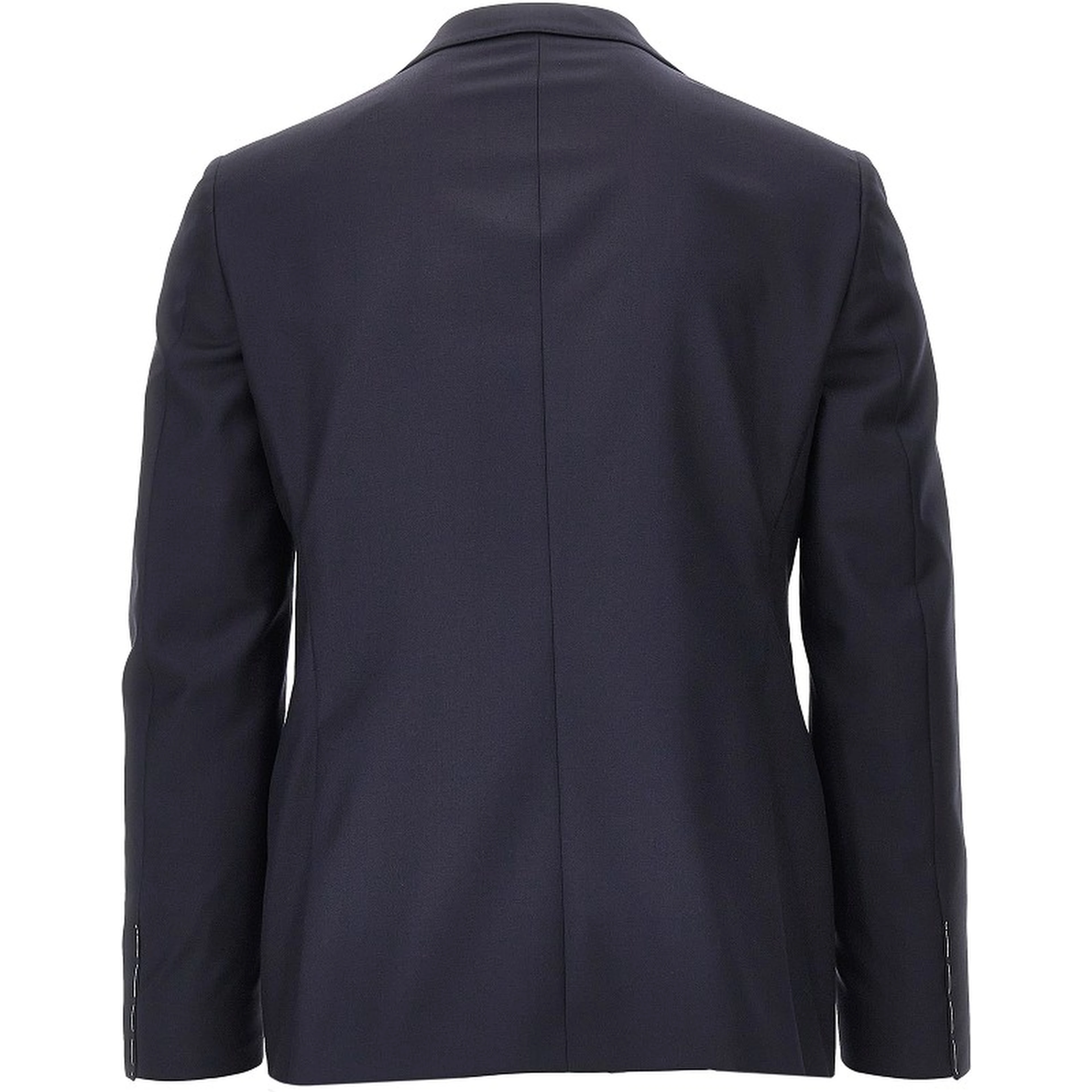 Super 110's wool single-breasted jacket