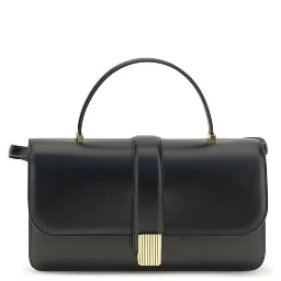 Black Calf Leather Bos Taurus Handbag