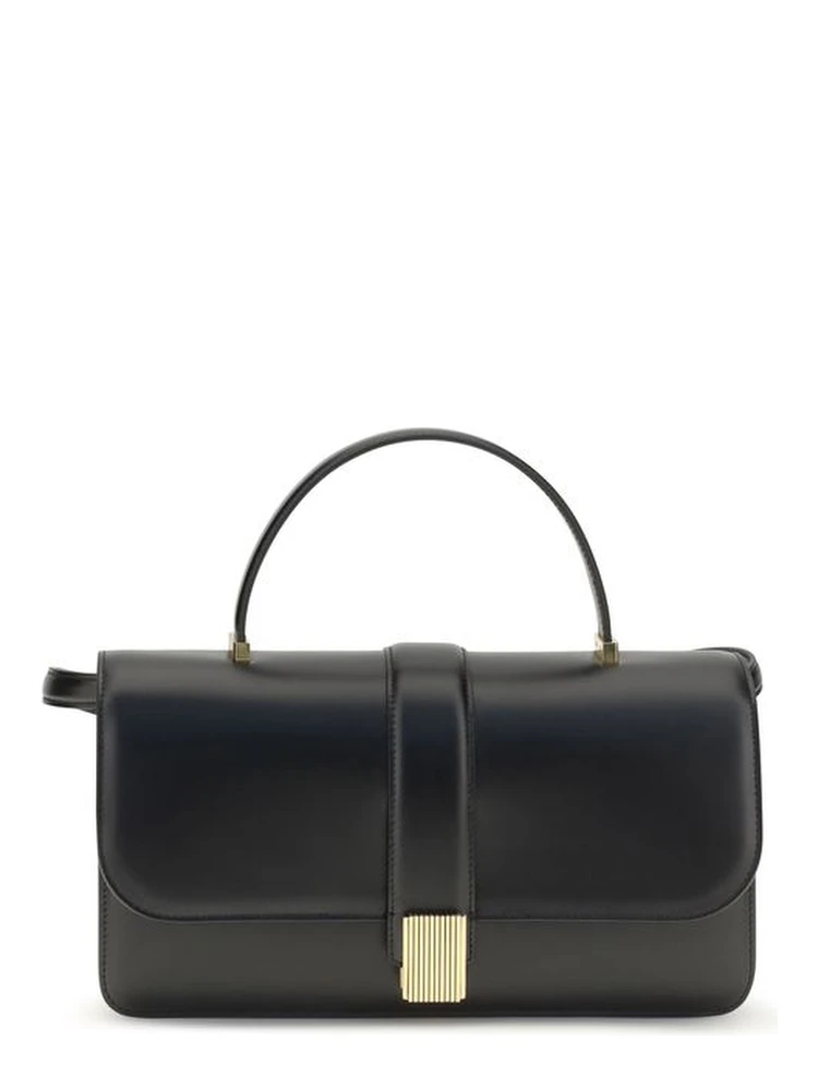 Black Calf Leather Bos Taurus Handbag