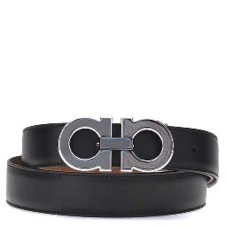 Black Calf Leather Bos Taurus Regular Belt