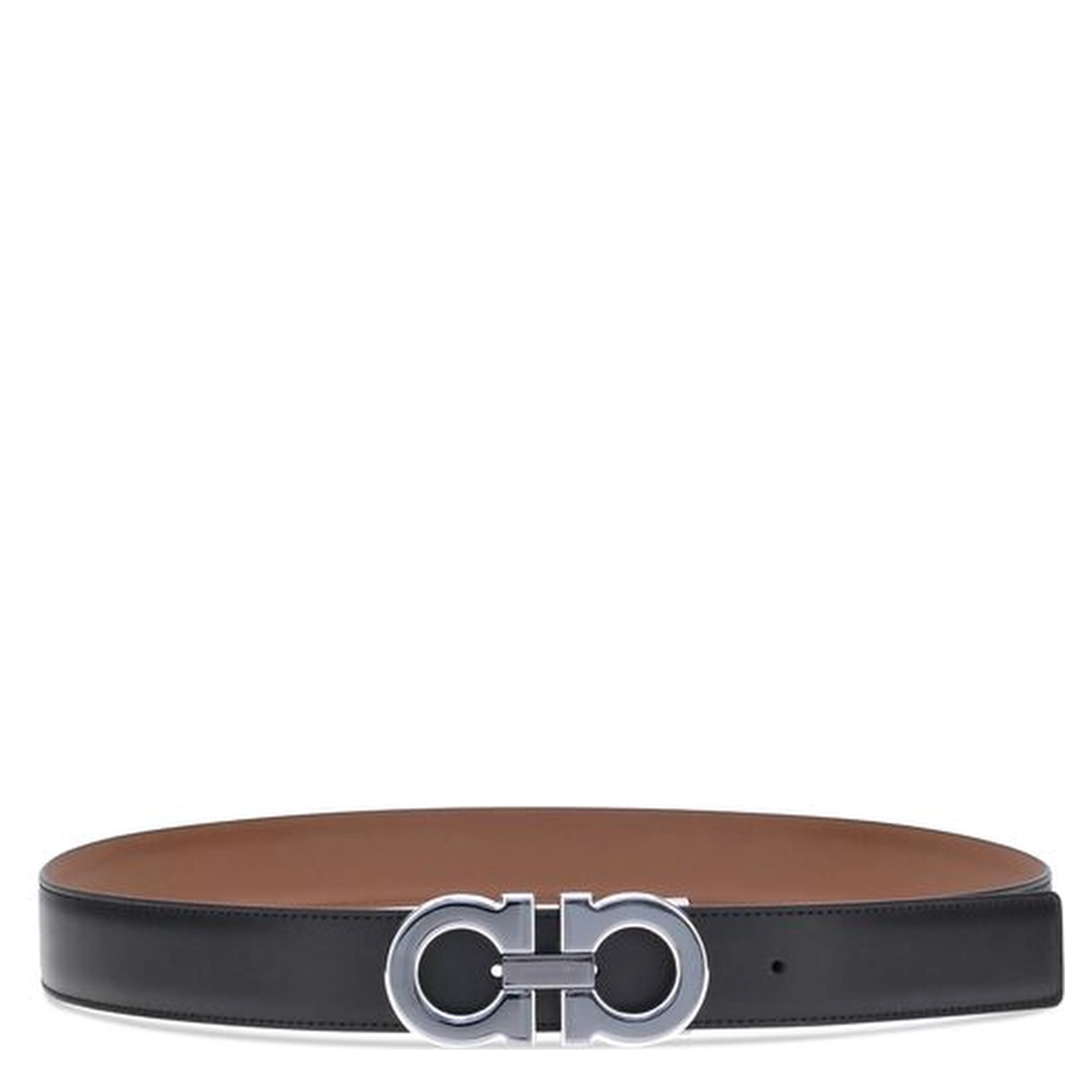 Black Calf Leather Bos Taurus Regular Belt