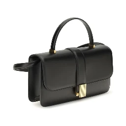 Black Calf Leather Bos Taurus Handbag