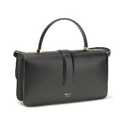Black Calf Leather Bos Taurus Handbag