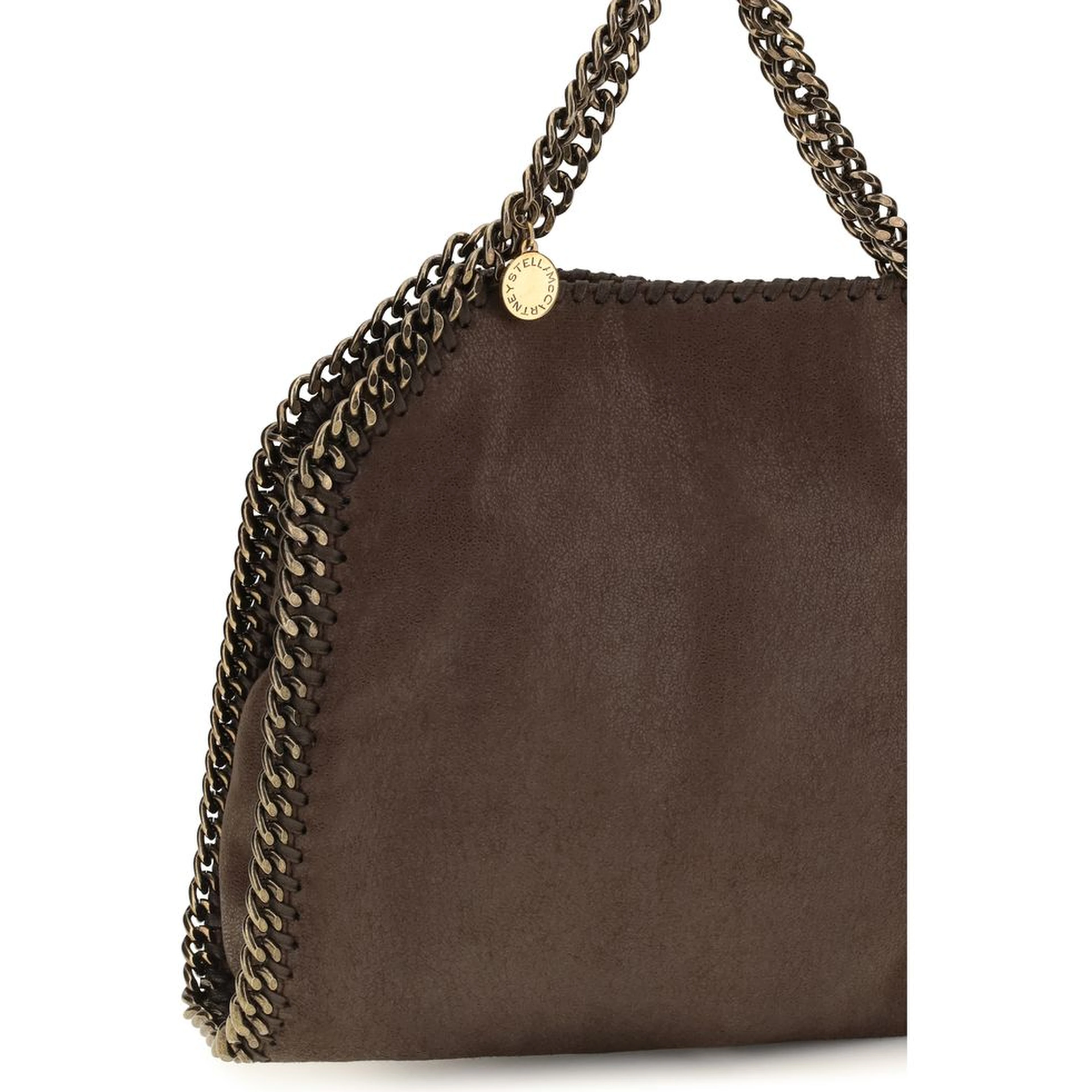 Brown Polyamide Shoulder Bag