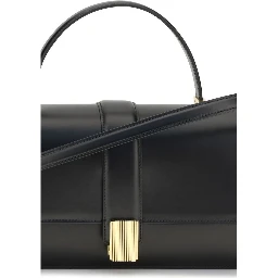 Black Calf Leather Bos Taurus Handbag