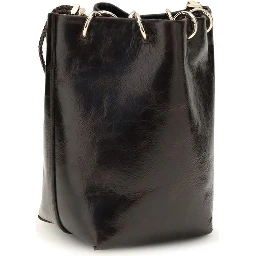 Black Calf Leather Bos Taurus Backet Bag