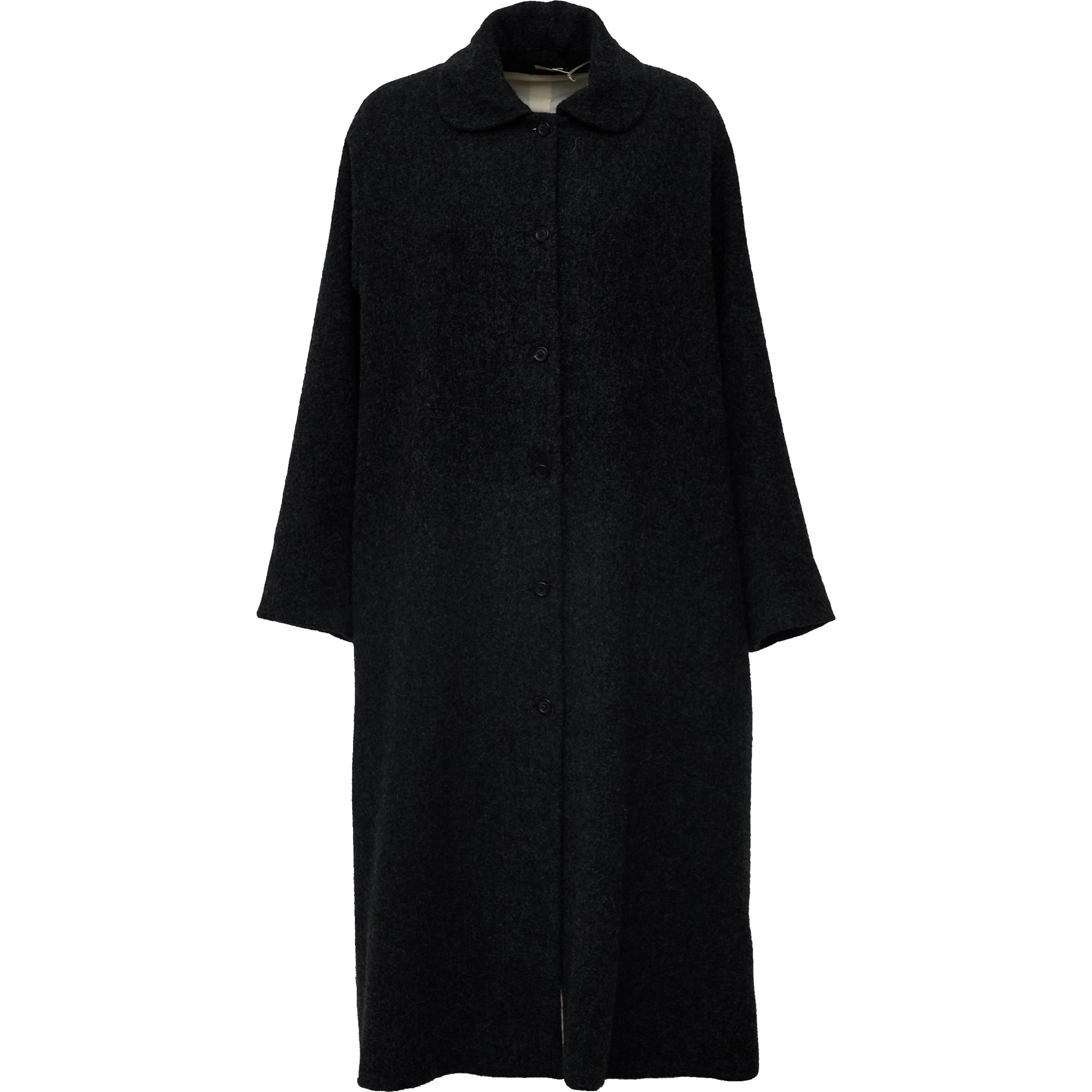 Cappotto Svasato Collo Tondo