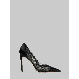 Brigitte 100 pumps in lace and satin