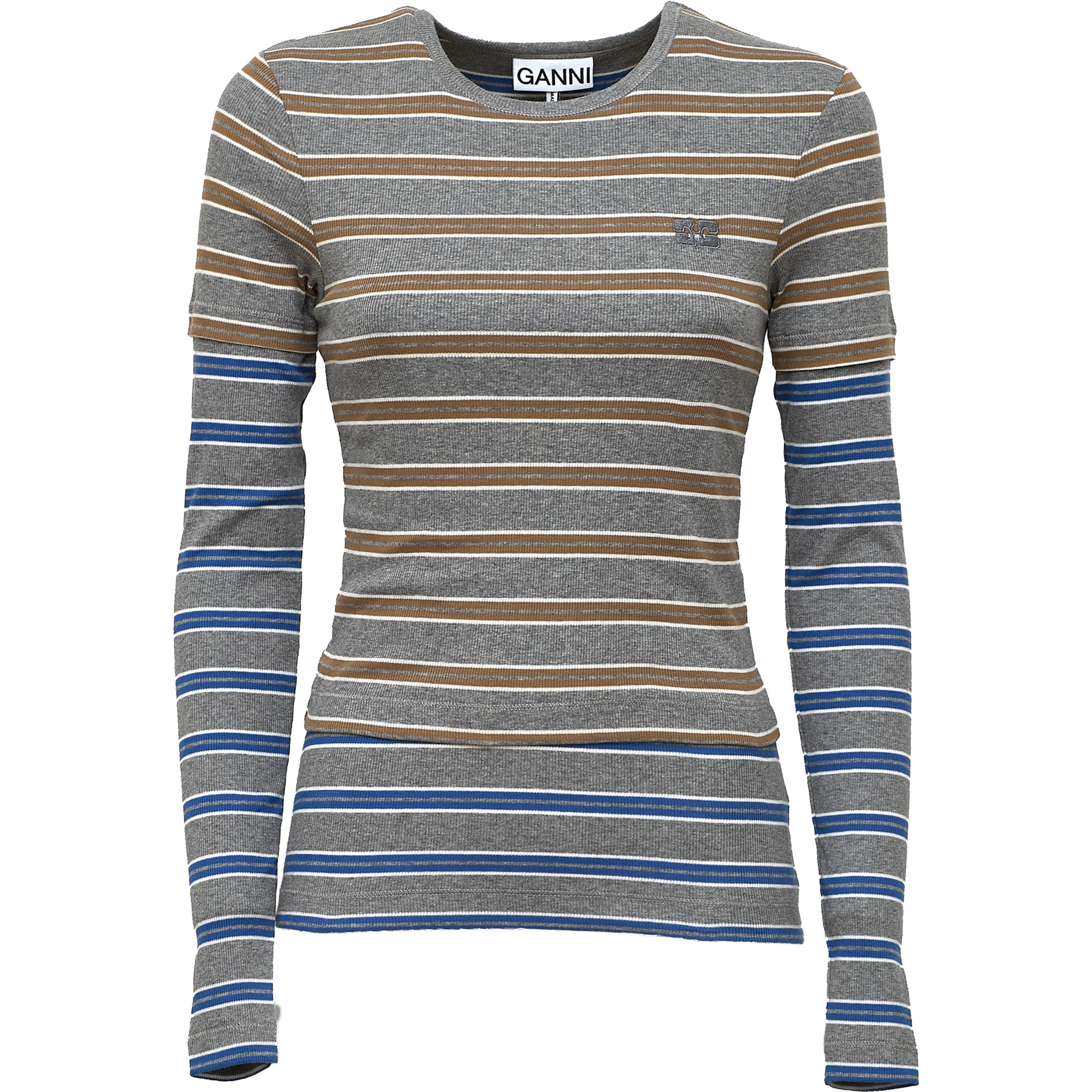 Soft Cotton Rib Long Sleeve Double Layer