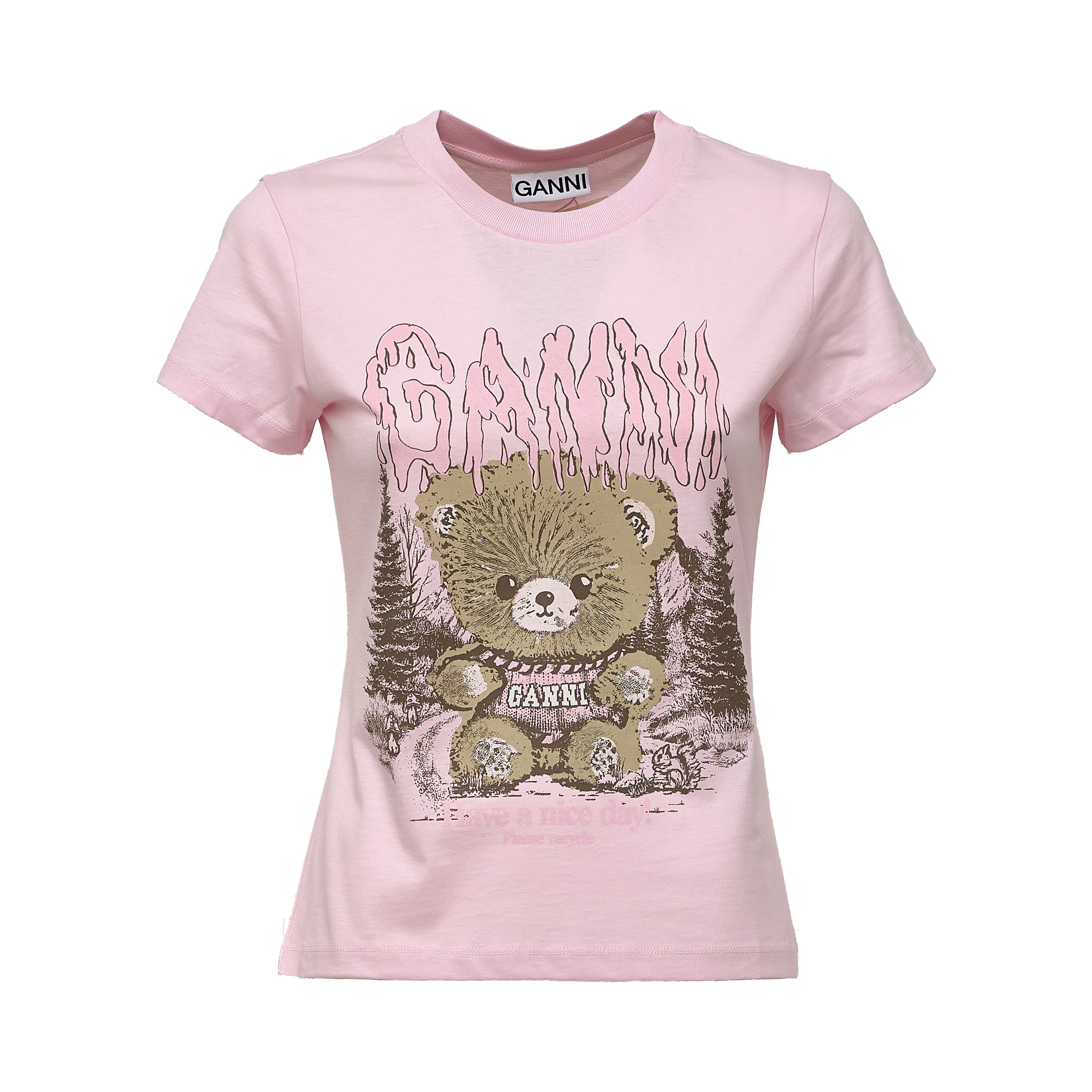 Basic Cotton Jersey Baby Fit Teddy Forest