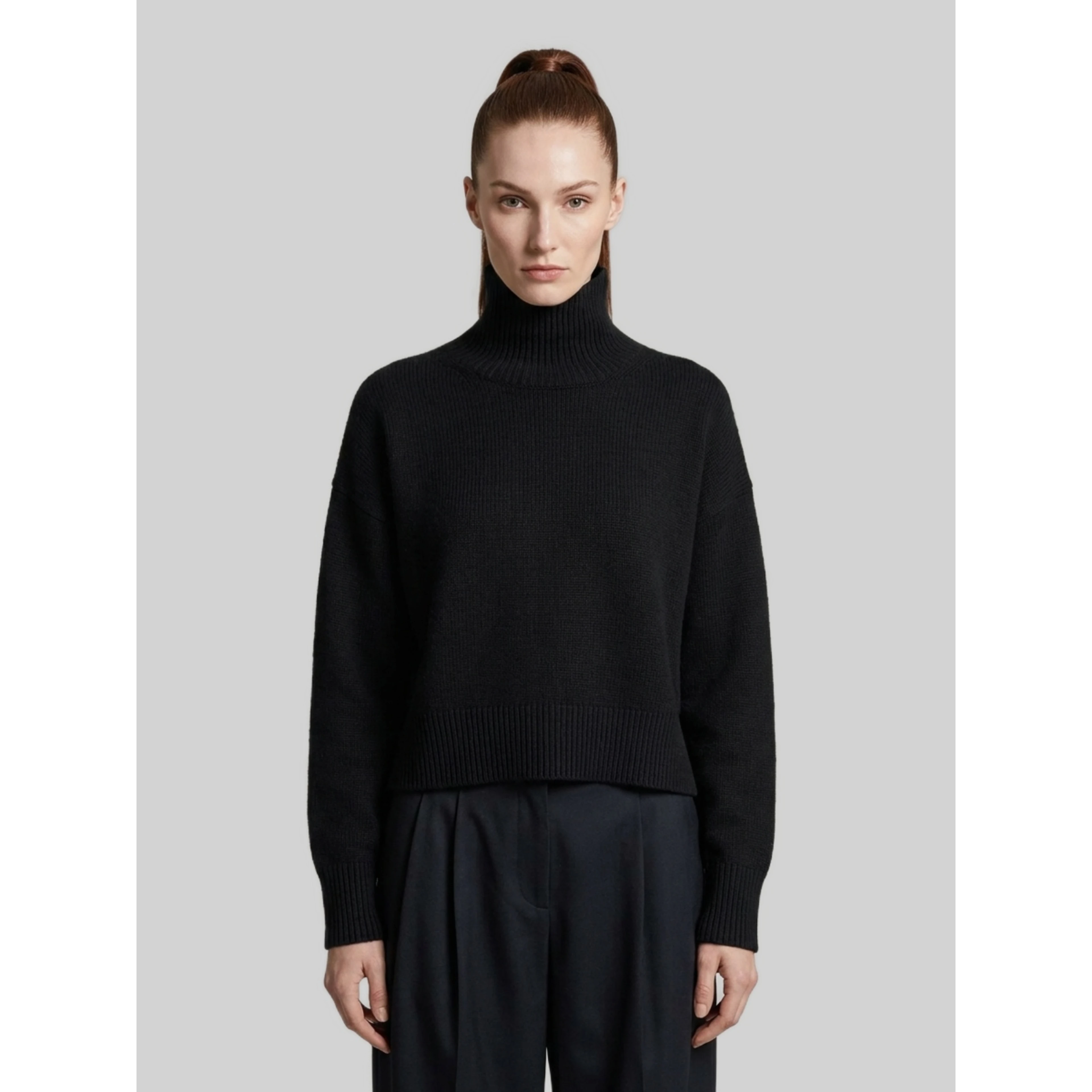 Black Jonah turtleneck sweater