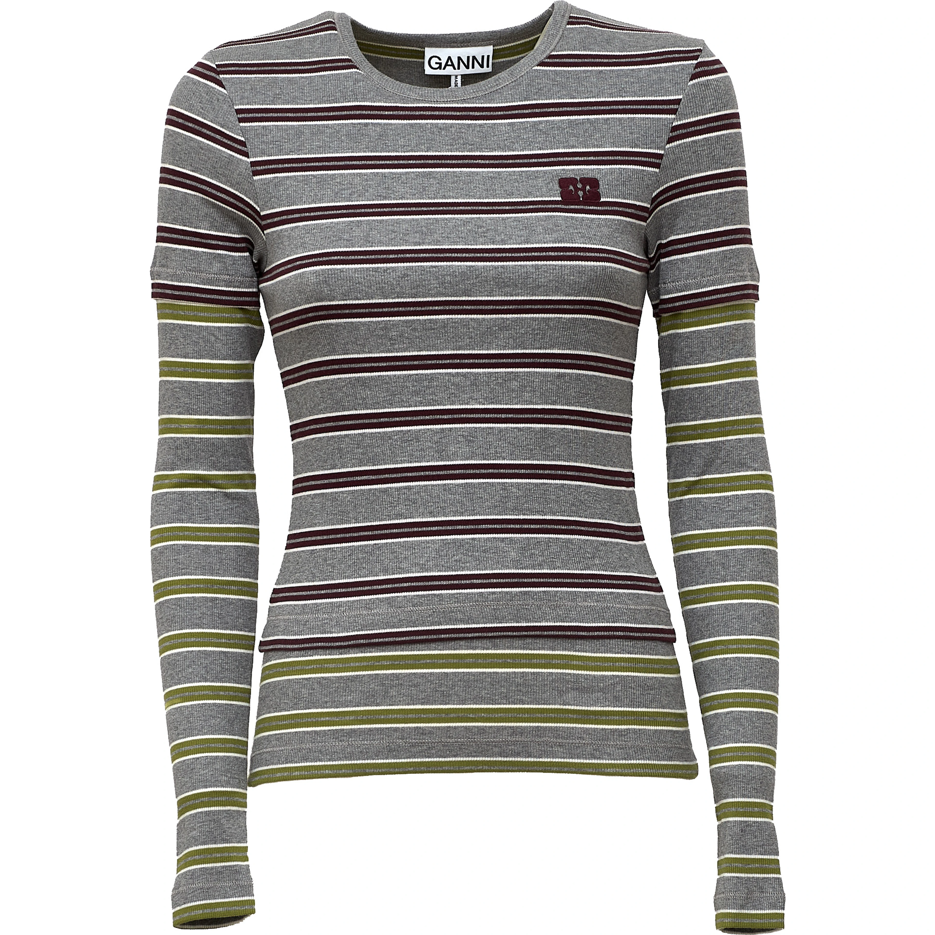 Soft Cotton Rib Long Sleeve Double Layer