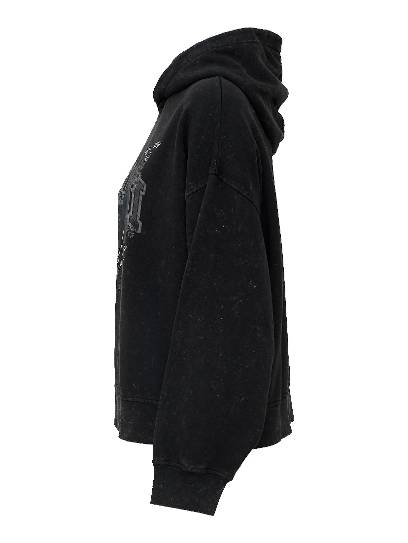 Isoli Cropped Hoodie Vintage Wash