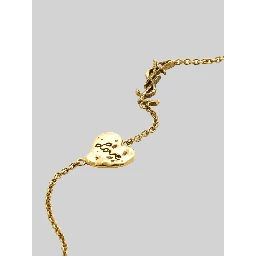 Cassandre heart bracelet in brass