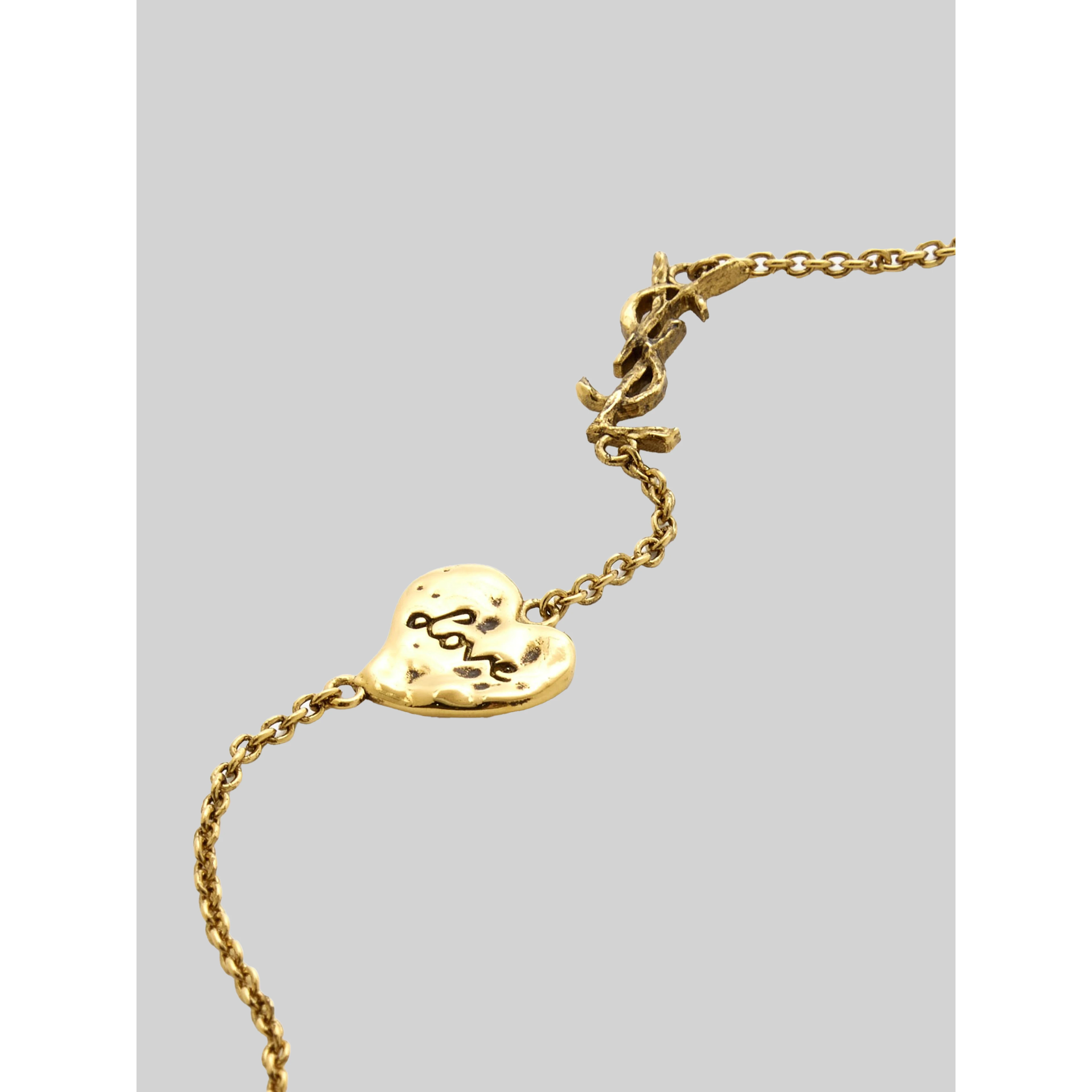 Cassandre heart bracelet in brass