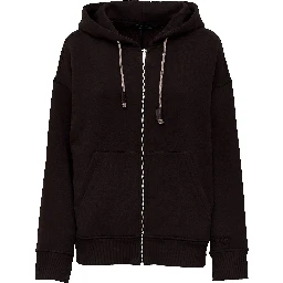 Felpa Gentile Cappuccio, Zip