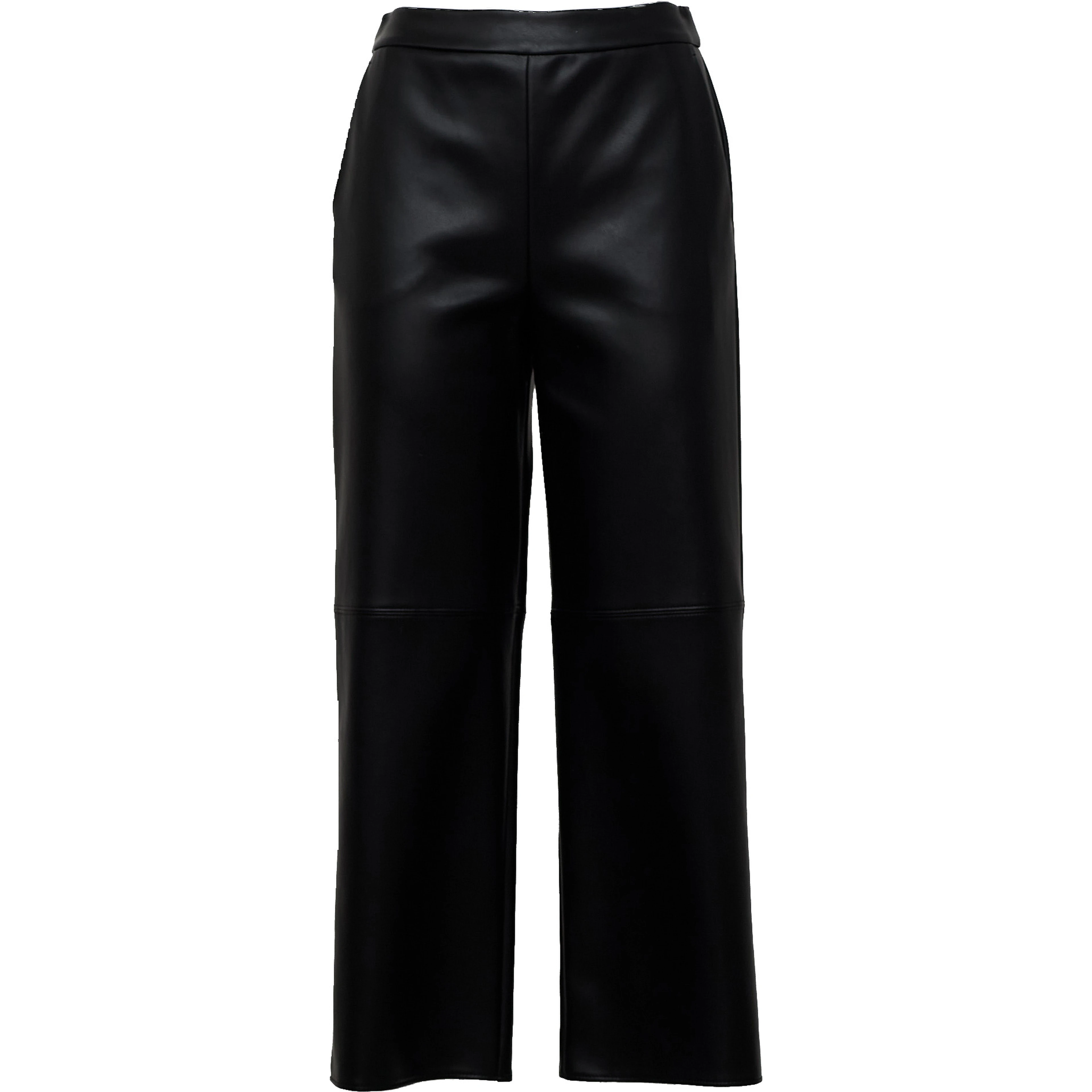 Pantaloni Amati In Jersey Effetto Pelle