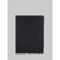 Black cashmere scarf