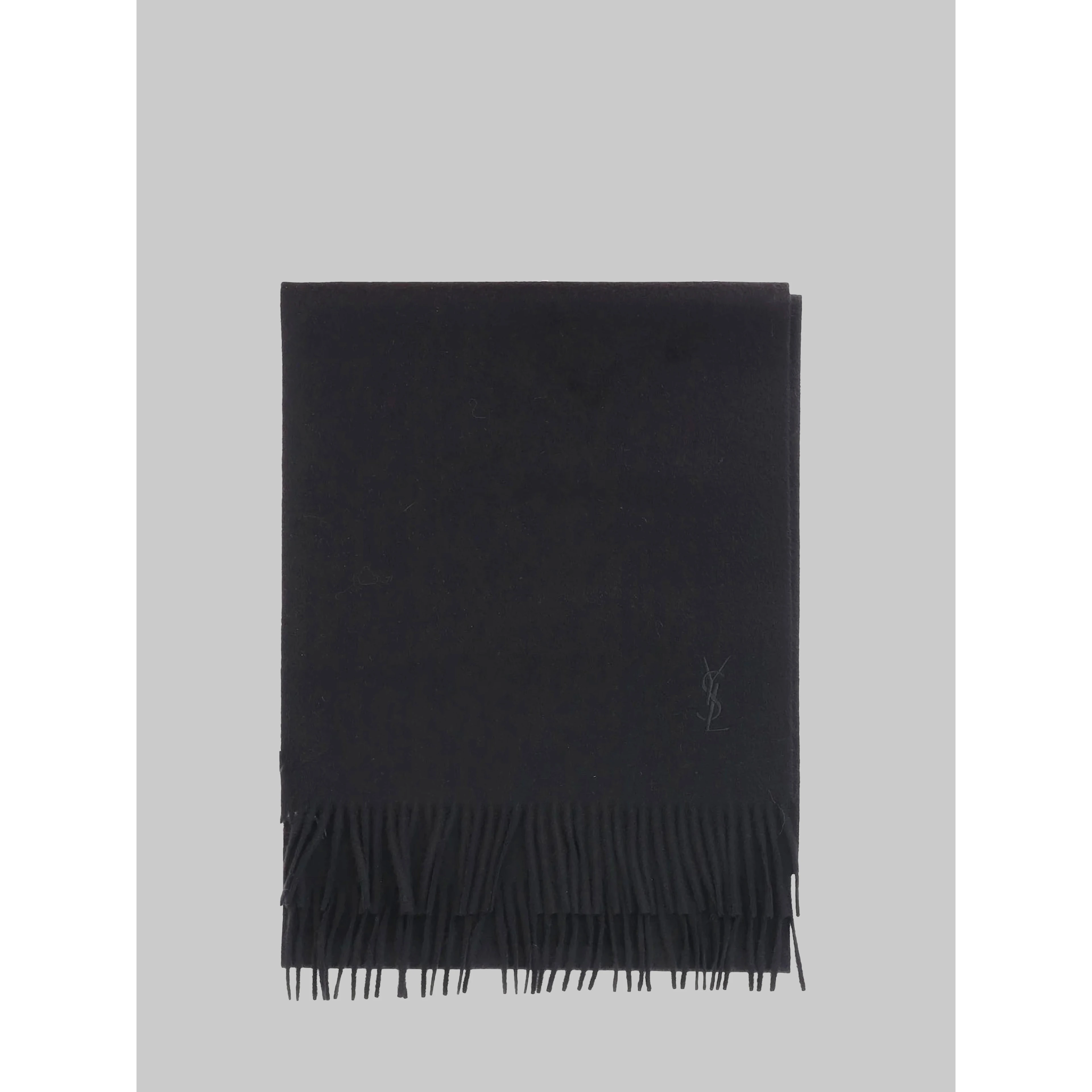 Black cashmere scarf