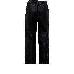 Pantaloni Amati In Jersey Effetto Pelle