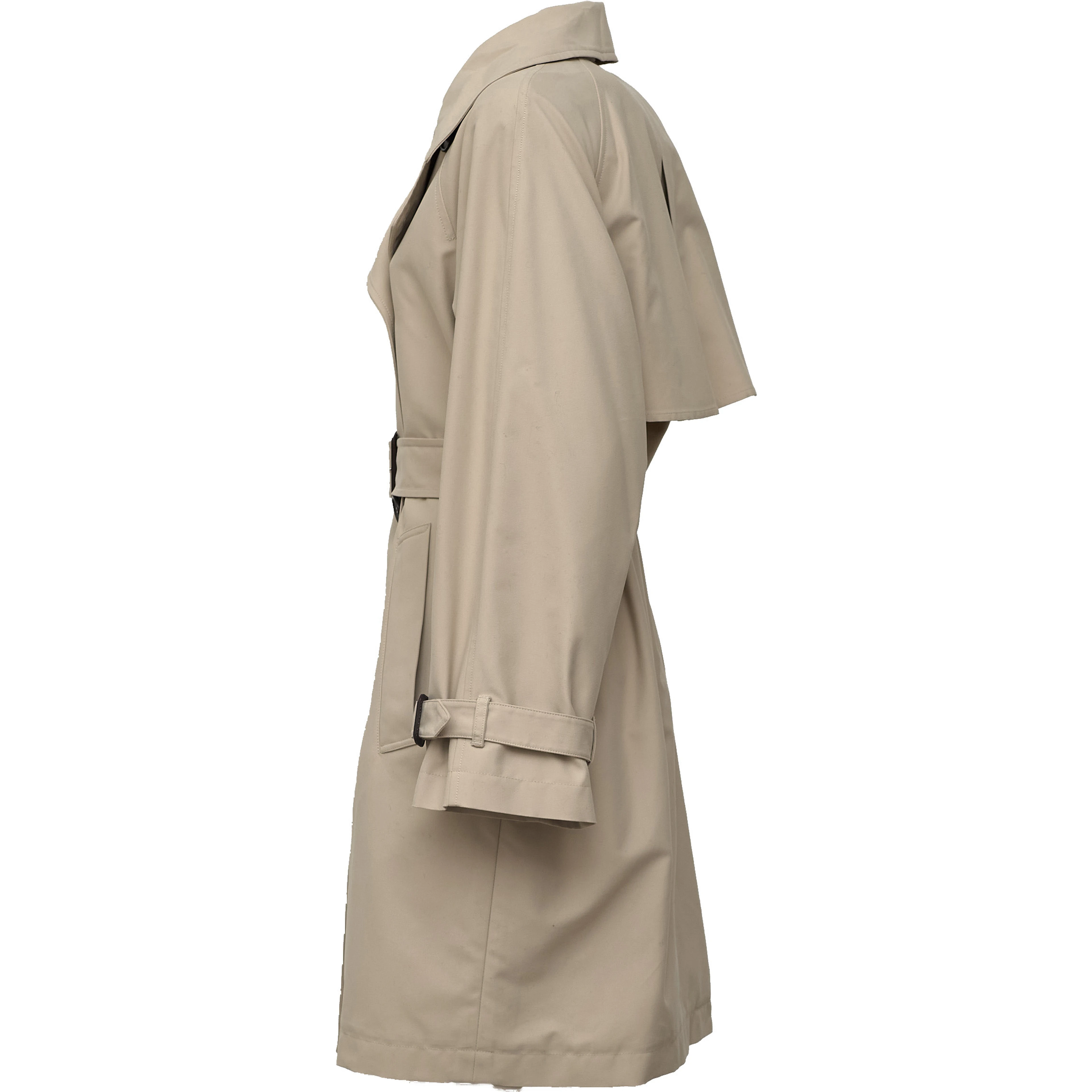 Trench Radioso In Gabardina Antigoccia