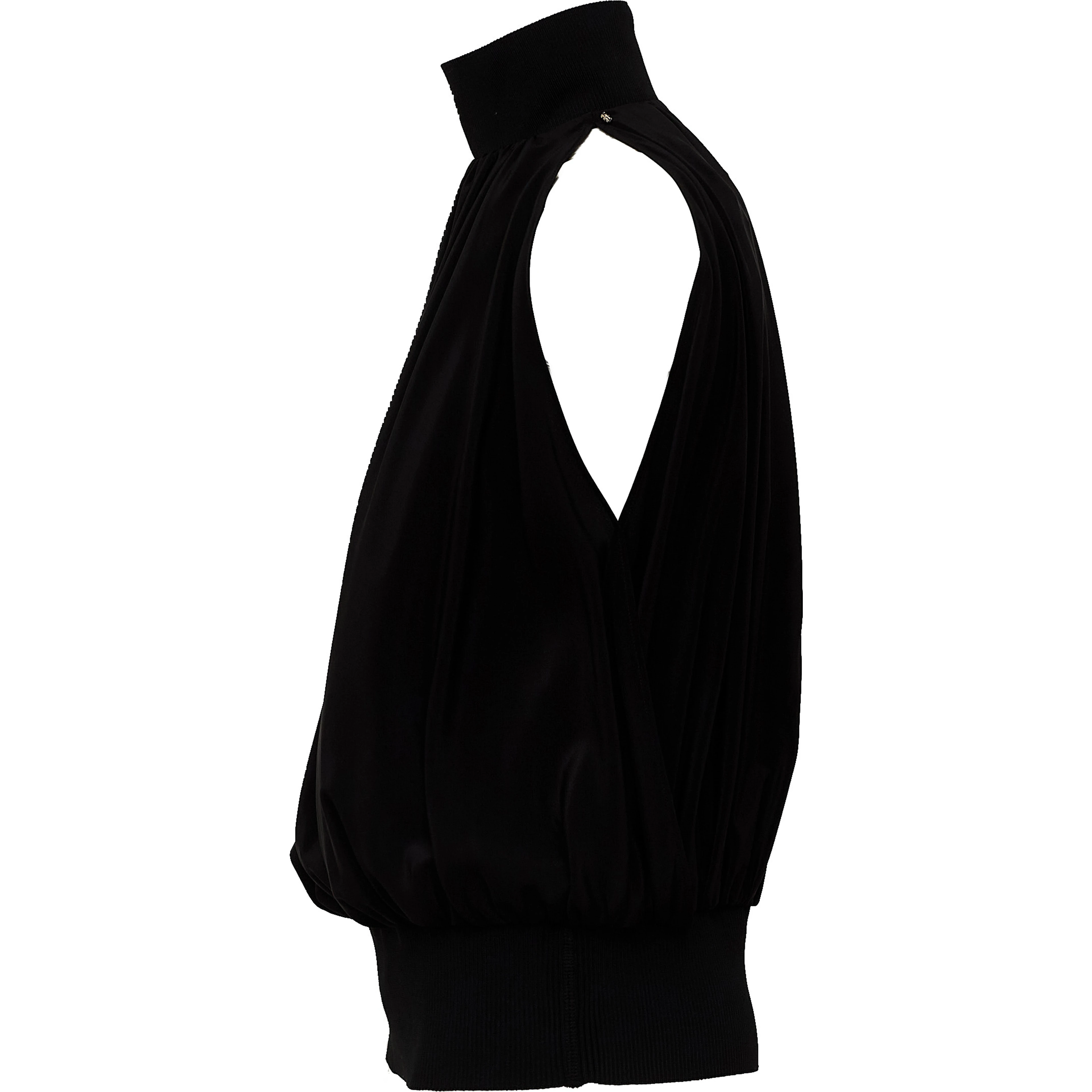Top Piovra In Crepe De Chine Pura Seta